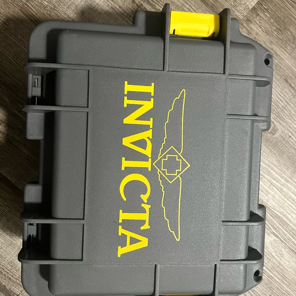 Invicta Black and Yellow Protective Case